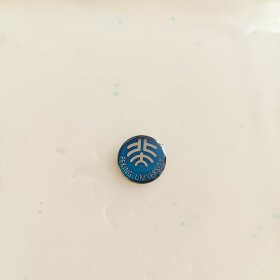 北京大学校徽徽章蓝色