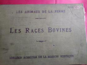 Les Animaux De La Ferme :Les Races Bovines【民国国立中央大学馆藏。藏书票一枚】55幅彩色插画