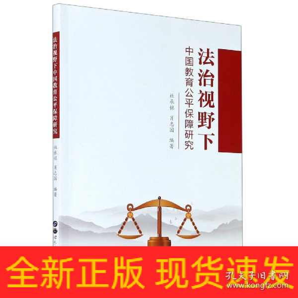 法治视野下中国教育公平保障研究