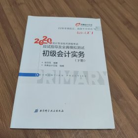 东奥初级会计2020 轻松过关1 2020年应试指导及全真模拟测试初级会计实务 (上下册) 轻一