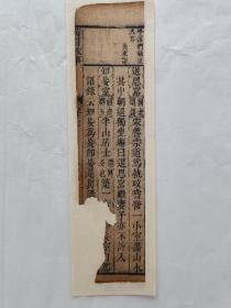 古籍散页标本《黄眉故事》一折“退思嵓”，这是一张古籍散页局部标本，不是一本书，自然老旧，轻微破损，已经手工托裱，可以直接装框，也可以作为研究不同时期标本的参考标本，详见细节图，本店作品都是实售价格，不做任何虚标价格，不包邮、不议价，看好直接下单即可，同一包裹100件之内自动合并邮资。