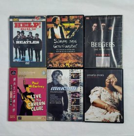 欧美音乐DVD六盒，披头士乐队和灵魂人物保罗麦卡尼演唱会和MTV