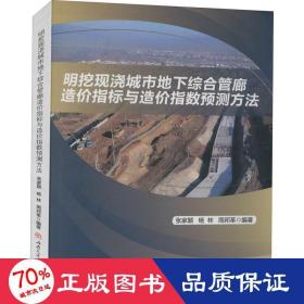 明挖现浇城市地下综合管廊造价指标与造价指数预测方法