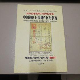 中国战区日俘邮件区分便览    全新   仅印250本