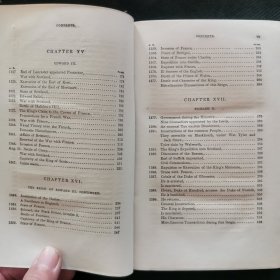 【英文原版书】The history of England 大哲学家休谟《英国史》六卷本，存2-6卷，缺第1卷 1858年出版