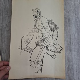 70年代绘画作品（毛笔画）5
