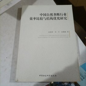 中国自然垄断行业效率比较与结构优化研究