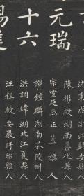 元明清三朝进士题名碑录-0181咸丰六年丙辰科（1856）翁同龢 孙毓汶 洪昌燕。原刻。北京国子监。民国拓本。拓片尺寸68.7*195.68厘米。宣纸原色原大仿真复制品。