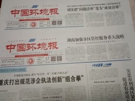 中国环境报2025年6月12，13日 共2期（当日版面齐全）