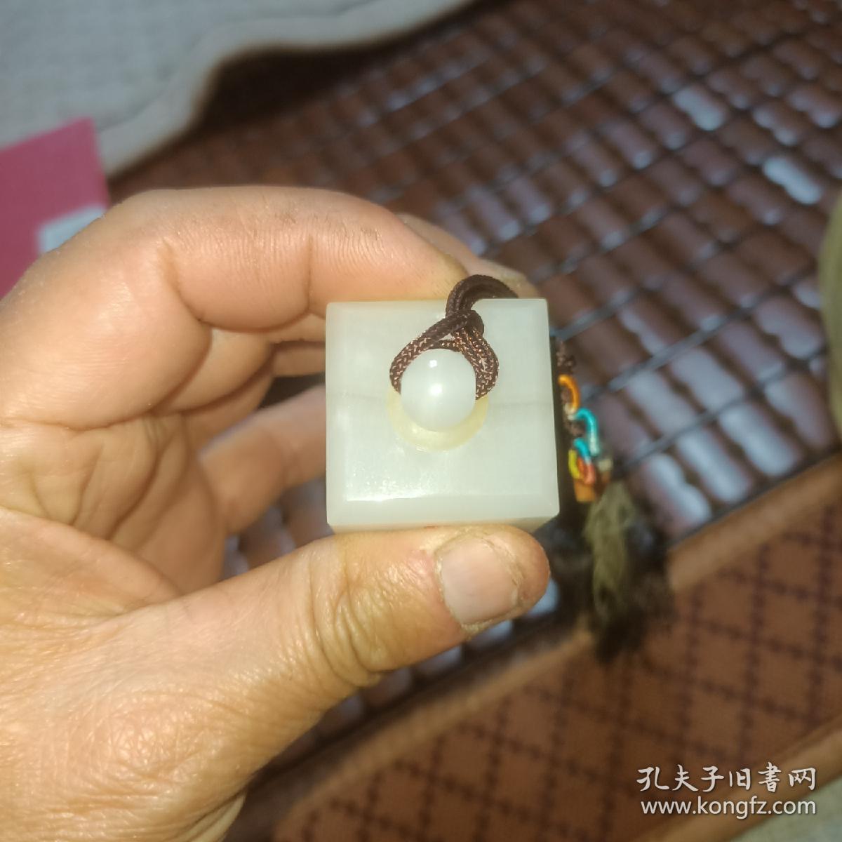 北京2008年奥运会特许商品 天然国画石方形印章