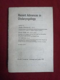 RECENT ADVANCES IN OTOLARYNGOLOGY