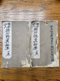 中国丹道医家 张觉人 旧藏题字 《修真秘要》两册全
