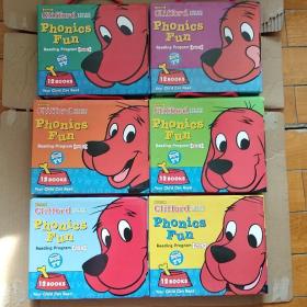 Clifford Phonics Fun Pack 1-6 大红狗趣味英语Phonics第1-6级（一盒12本6盒72本）