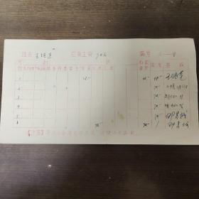 1972年人民出版社职工工资卡： 著名编辑 王纯连 
1月到12月份工资  其中邓步城代签字八处
