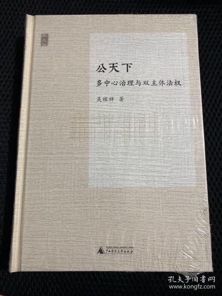 公天下：多中心治理与双主体法权