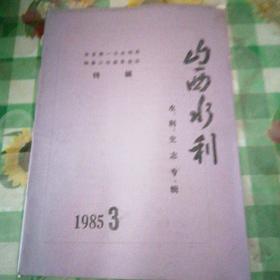 山西水利   水利史志专辑1985年3期