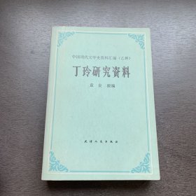 丁玲研究资料 中国现代文学史资料汇编（乙种）