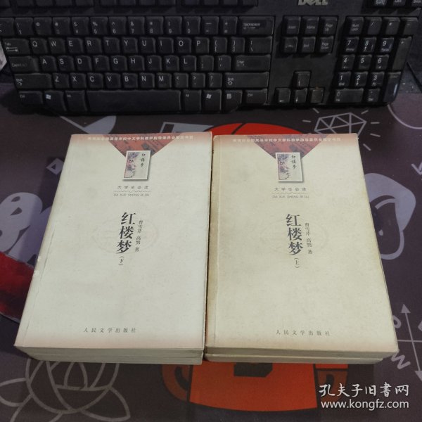 红楼梦(上下) 大学生必读 如图书脊有瑕疵