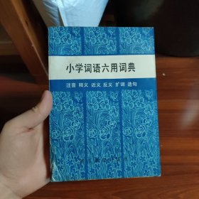 小学词语六用词典 首页有笔迹