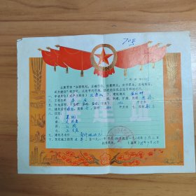 1980年代景德镇市岐滩乡人民政府颁发的房屋土地证书，砖瓦一层，总造价1500元，工期五年。可见当时的一千五很值钱，可以盖房子办大事。