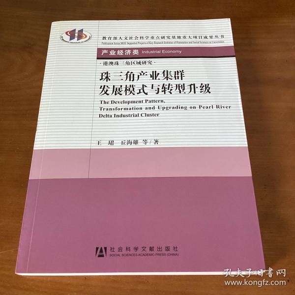 教育部人文社会科学重点研究基地重大项目成果丛书·产业经济类：珠三角产业集群发展模式与转型升级