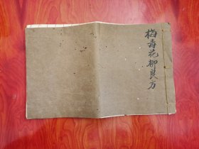 清或民国手抄（稿）《梅毒花柳良方》 13个筒子页25面 尺寸29.5*18.5cm