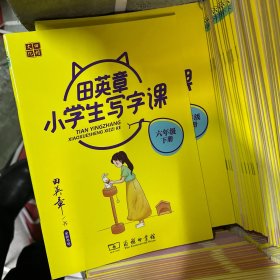 22版田楷田英章小学生写字课6语下人教（骑马钉）
