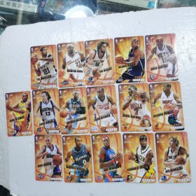 NBA球星电话卡16张一套