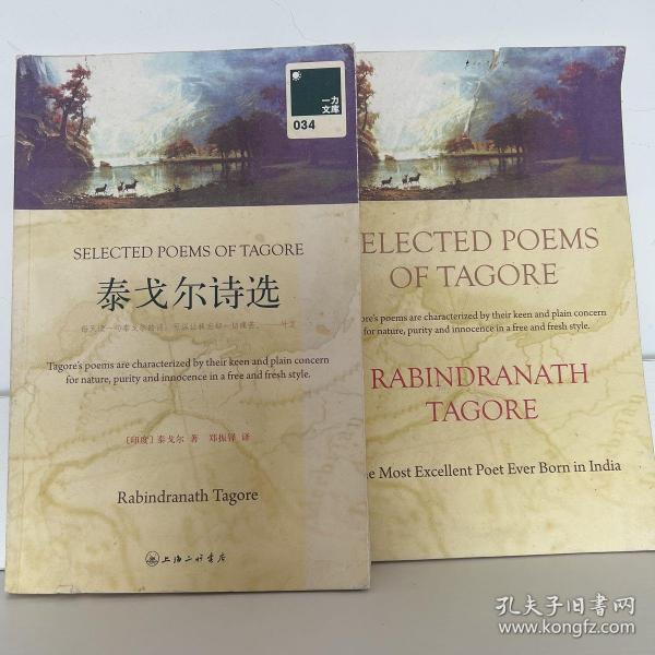 泰戈尔诗选：SELECTED POEMS OF TAGORE