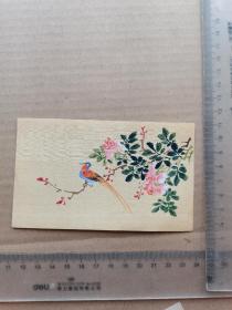 绢丝  花鸟画   尺寸见图 （1）