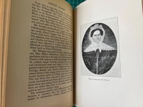AMHERST ACADEMY——A NEW ENGLAND SCHOOL OF THE PAST 1814-1861 阿默斯特学院——新英格兰贵族学校在1814～1861年建立初期 1929年出版 历经近百年品相依旧完美 书中含建筑风景书信人物像插图