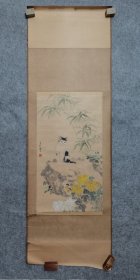 孟昭 精品国画猫 原稿手绘真迹 旧国画 （画心尺寸66*37厘米）