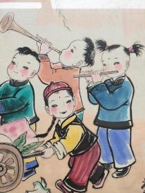 胡光葵：胡美人、原绵竹年画博物馆馆长、中国民间文艺家协会会员、中国工艺美术学会会员、中国收藏家协会会员、国家级非物质文化遗产项目“绵竹木版年画”的省级代表性传承人、四川省有突出贡献的优秀专家、带框绵竹年画（和谐之春）一幅、画心尺寸：63*52厘米