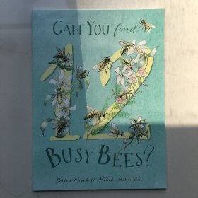 CAN YOU FIND  BUSY BEES?   英文绘本   平装绘本