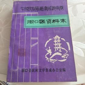 中国民间歌谣集成湖南卷洞口县资料本