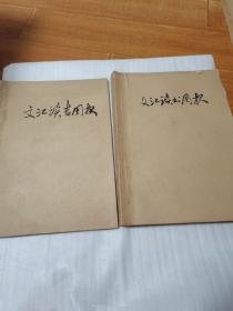 文汇读书周报——1993一刊——1996年全年——1997年一月到十一月份——两本合售