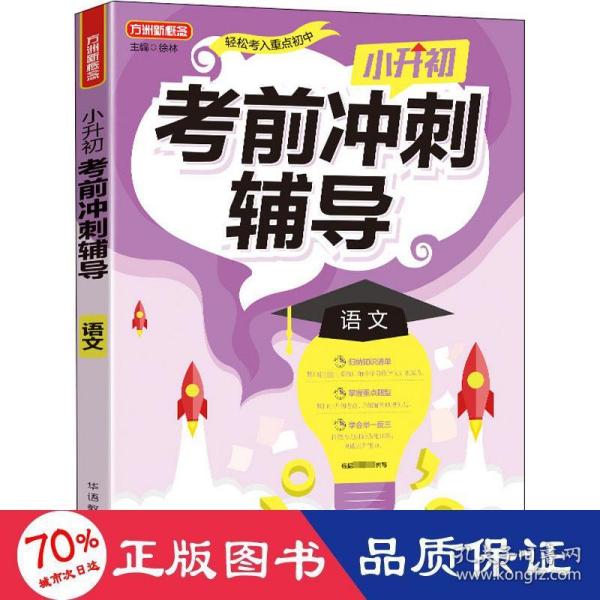 小升初考前冲刺辅导·语文 2021年修订版 小考专用 重点难点考点专项辅导，临考复习好帮手