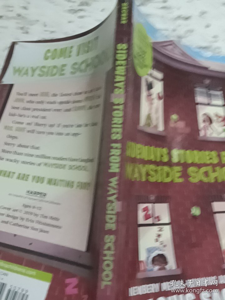 Sideways Stories from Wayside School歪歪小学的荒诞故事 英文原版