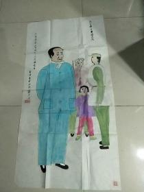 杨德武书画一副