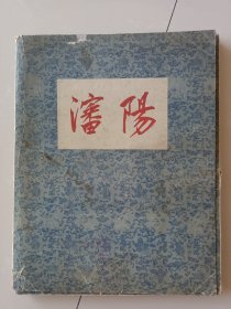 1955年沈阳画册：活页盒装，有目录，中外文字对照，完整一套。