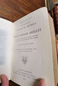 The Complete Poetical Works Of Percy Bysshe Shelley