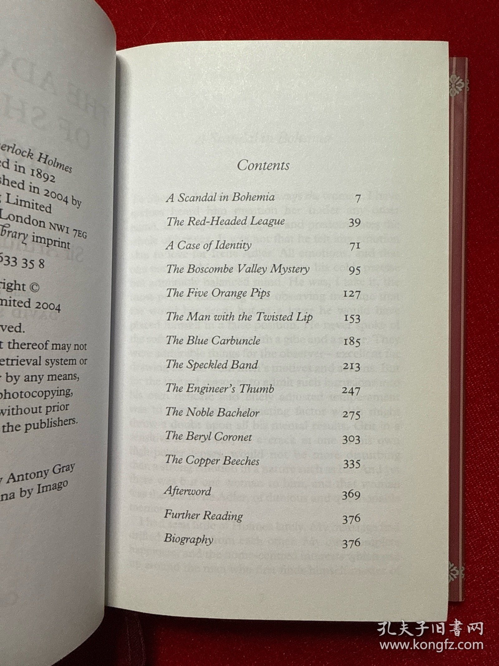 The Adventures of Sherlock Holmes 福尔摩斯冒险史