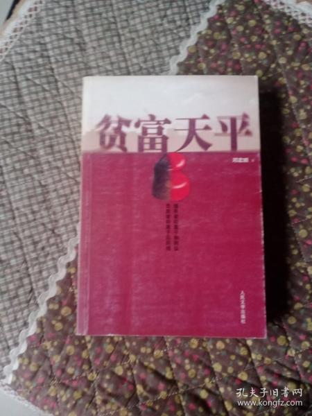 贫富天平 邓宏顺 著 人民文学出版社