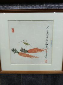 回流老画《鸟虫图》