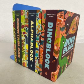 英文繪本：Dinoblock、 Countablock、Alphablock 【3本合售】