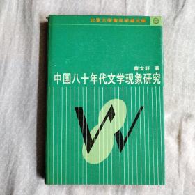 中国八十年代文学现象研究（北京大学青年学者文库）