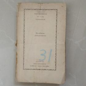 民国旧书珍本，1936年英文原版，名著，THE RAINBOW，《虹》，劳伦斯