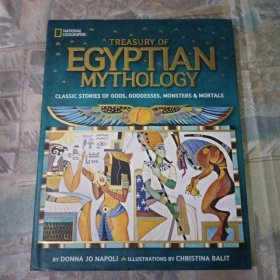 Treasury of Egyptian Mythology 埃及神话故事宝藏 英文原版 （内页干净无划线）T000406