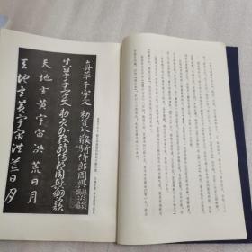 真草   千字文（一版一印，中国历代经典名粘集成）