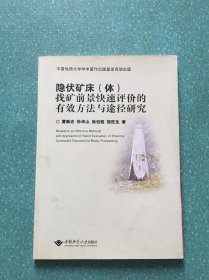 隐伏矿床（体）找矿前景快速评价的有效方法与途径研究